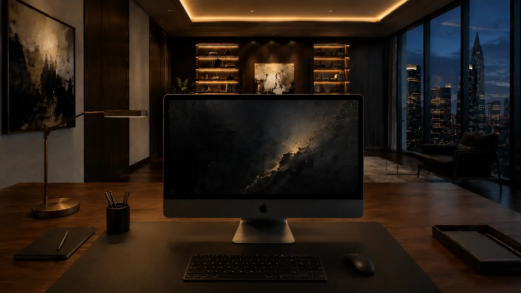 Atmospheric studio interior detail